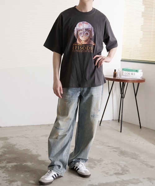 STAR WARS(スターウォーズ)の「『SILVER BULLET SELECT AP/シルバーバレットセレクト』STAR WARS/スターウォーズ USED LIKE TEE(Tシャツ/カットソー・レディース・ブラック系1/ホワイト系1/ホワイト系2/ブラック系2・M/L/LL)」の9枚目の写真