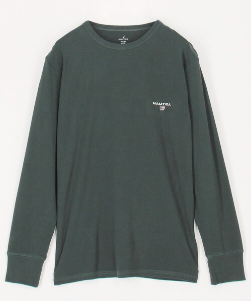 NAUTICA(ノーティカ)の「NAUTICA/ノーティカ Essentials タイトフィット L/S クルーネック ピグメントTシャツ(Tシャツ/カットソー・メンズ・ネイビー/オリーブ/チャコールグレー・LARGE/SMALL/MEDIUM)」の22枚目の写真