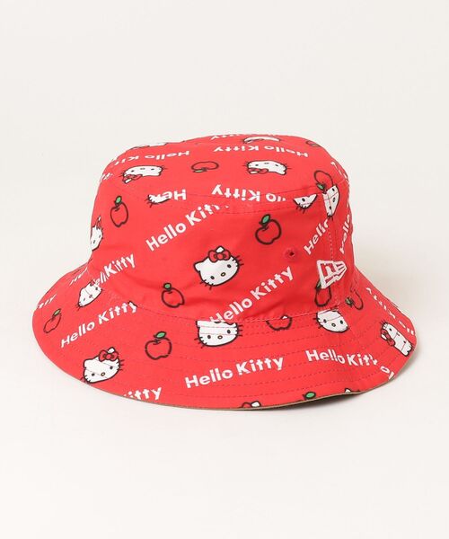 NEW ERA(ニューエラ)の「ニューエラ【NEW ERA】- ハローキティ リバーシブル バケットハット キッズ【KIDS BUCKET RV KITTY KHAKI/RED 14348590】(ハット・キッズ・カーキ・S/M/M/L/L/XL)」の12枚目の写真