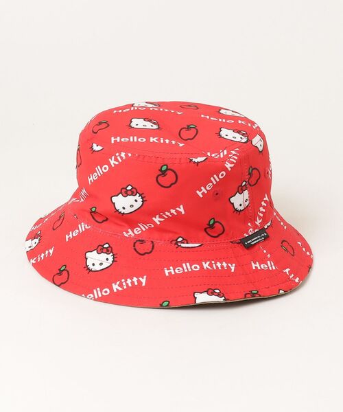 NEW ERA(ニューエラ)の「ニューエラ【NEW ERA】- ハローキティ リバーシブル バケットハット キッズ【KIDS BUCKET RV KITTY KHAKI/RED 14348590】(ハット・キッズ・カーキ・S/M/M/L/L/XL)」の13枚目の写真