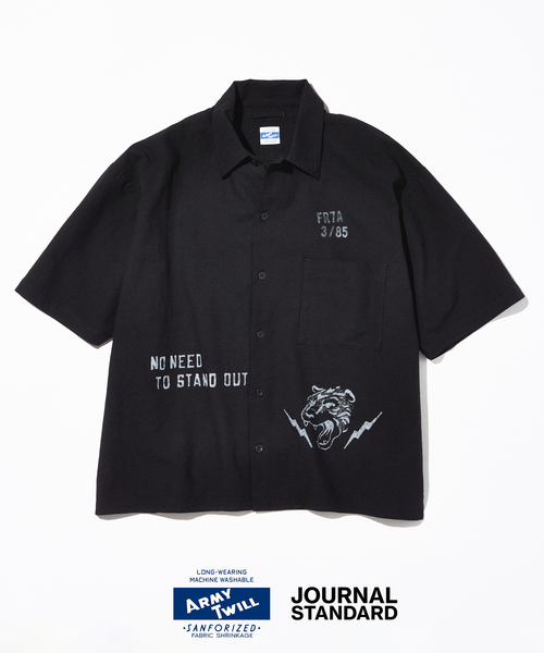 ARMY TWILL(アーミーツイル)の「ARMY TWILL / アーミーツイル 別注 ヴィンテージ シーニック シャツ(シャツ/ブラウス・メンズ・アイボリー/ブラック・MEDIUM/LARGE)」の1枚目の写真