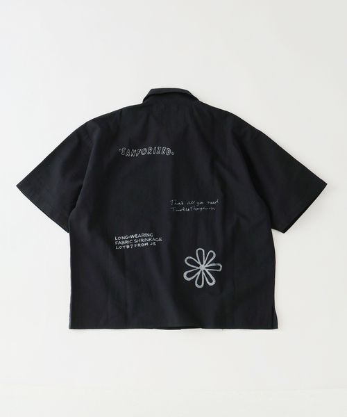 ARMY TWILL(アーミーツイル)の「ARMY TWILL / アーミーツイル 別注 ヴィンテージ シーニック シャツ(シャツ/ブラウス・メンズ・アイボリー/ブラック・MEDIUM/LARGE)」の6枚目の写真