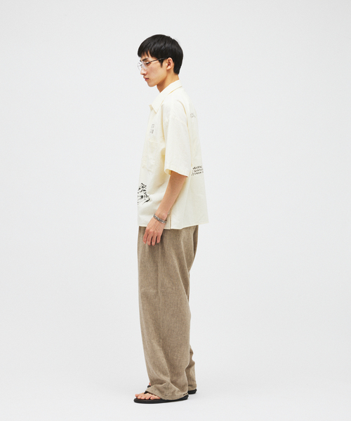 ARMY TWILL(アーミーツイル)の「ARMY TWILL / アーミーツイル 別注 ヴィンテージ シーニック シャツ(シャツ/ブラウス・メンズ・アイボリー/ブラック・MEDIUM/LARGE)」の5枚目の写真