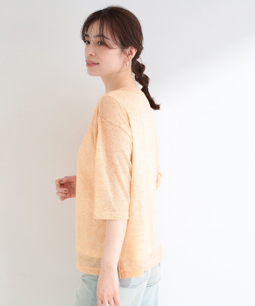 SHOO・LA・RUE(シューラルー)の「【2点セット】メランジシアートップス×タンクトップセット(その他トップス・レディース・オレンジ/ブラック/アイボリー・04/03/02/01)」の13枚目の写真