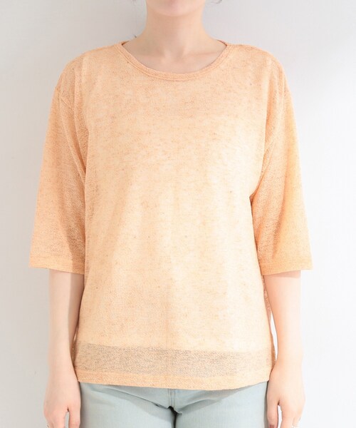 SHOO・LA・RUE(シューラルー)の「【2点セット】メランジシアートップス×タンクトップセット(その他トップス・レディース・オレンジ/ブラック/アイボリー・04/03/02/01)」の16枚目の写真