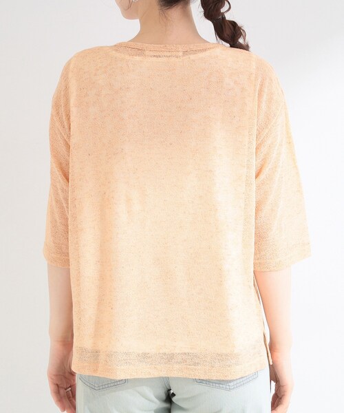 SHOO・LA・RUE(シューラルー)の「【2点セット】メランジシアートップス×タンクトップセット(その他トップス・レディース・オレンジ/ブラック/アイボリー・04/03/02/01)」の18枚目の写真