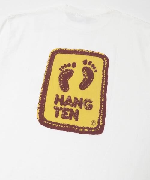 HANGTEN（ハンテン）の「HANG TEN　FOOT LOGO T-SHIRTS（Tシャツ/カットソー・メンズ・ブラック系その他/オフホワイト・MEDIUM/LARGE）」の4枚目の写真