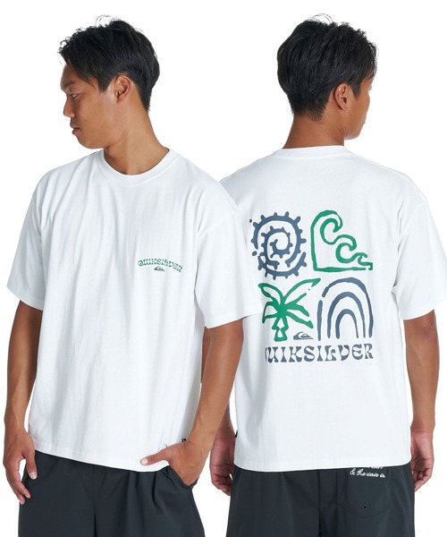 Quiksilver(クイックシルバー)の「QUIKSILVER メンズ URBAN NOMAD ST 半袖Tシャツ ルーズフィット【2026年夏モデル】(Tシャツ/カットソー・メンズ・ホワイト/ブラック/ピンク・X-LARGE/MEDIUM/LARGE)」の2枚目の写真