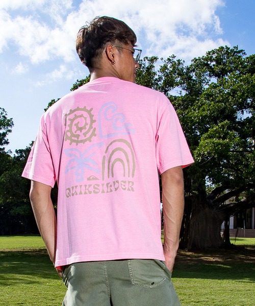 Quiksilver(クイックシルバー)の「QUIKSILVER メンズ URBAN NOMAD ST 半袖Tシャツ ルーズフィット【2026年夏モデル】(Tシャツ/カットソー・メンズ・ホワイト/ブラック/ピンク・X-LARGE/MEDIUM/LARGE)」の3枚目の写真