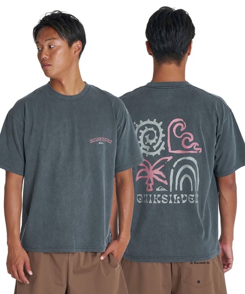 Quiksilver(クイックシルバー)の「QUIKSILVER メンズ URBAN NOMAD ST 半袖Tシャツ ルーズフィット【2026年夏モデル】(Tシャツ/カットソー・メンズ・ホワイト/ブラック/ピンク・X-LARGE/MEDIUM/LARGE)」の1枚目の写真