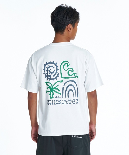 Quiksilver(クイックシルバー)の「QUIKSILVER メンズ URBAN NOMAD ST 半袖Tシャツ ルーズフィット【2026年夏モデル】(Tシャツ/カットソー・メンズ・ホワイト/ブラック/ピンク・X-LARGE/MEDIUM/LARGE)」の5枚目の写真