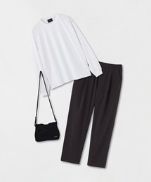 THOUSAND MILE（サウザンドマイル）の「[M's]ロングスリーブＴシャツ＆ロングパンツ＆バッグ ＜3点セット＞ T/C JERSEY + NY/PU＜撥水、４WAYストレッチ、UVカット機能＞（その他パンツ）」