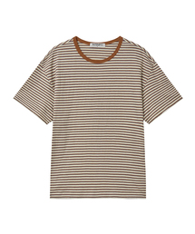 ディープストライプクロップTシャツ : 2カラー