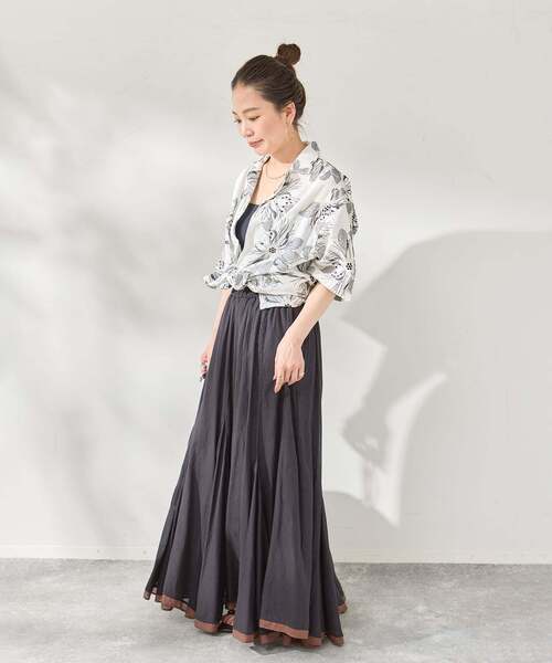 B.C STOCK（ベーセーストック）の「アソートエンブロイダリーオーバーシャツ（シャツ/ブラウス・メンズ・ピンク/ブラウン/ホワイト/ネイビー・MEDIUM/LARGE）」の5枚目の写真
