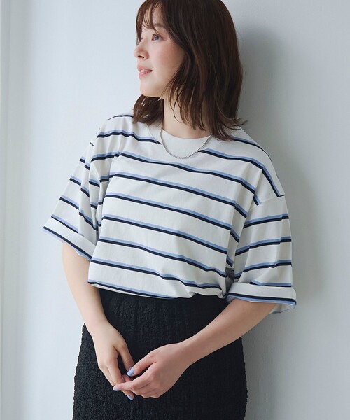 USA cotton‑surf бодер‑футболка — полус рукав T‑shirt