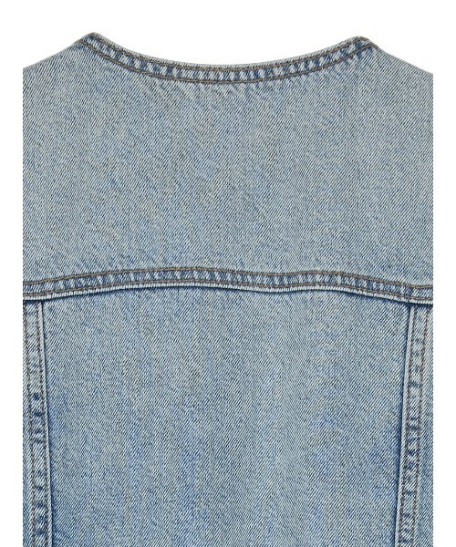 Ameri(アメリ)の「MEDI REMAKE I LINE DENIM DRESS(ワンピース・レディース・ブラウン/ブルー・X-SMALL/MEDIUM/SMALL)」の11枚目の写真