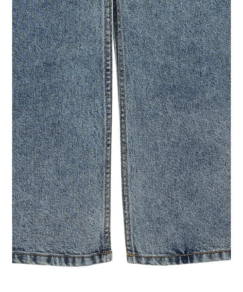 Ameri(アメリ)の「MEDI REMAKE I LINE DENIM DRESS(ワンピース・レディース・ブラウン/ブルー・X-SMALL/MEDIUM/SMALL)」の5枚目の写真