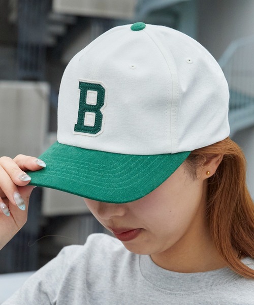 BRIXTON(ブリクストン)の「BRIXTON/ブリクストン BIG B MP CAP キャップ ワッペン 刺繍 配色 バイカラー ツートン ベーシック レトロ メンズ レディース ユニセックス 2026年 夏 夏服(キャップ・メンズ・オフホワイト/ダークブルー・FREE)」の1枚目の写真