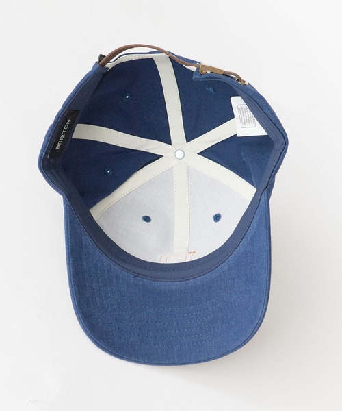 BRIXTON(ブリクストン)の「BRIXTON/ブリクストン BIG B MP CAP キャップ ワッペン 刺繍 配色 バイカラー ツートン ベーシック レトロ メンズ レディース ユニセックス 2026年 夏 夏服(キャップ・メンズ・オフホワイト/ダークブルー・FREE)」の11枚目の写真