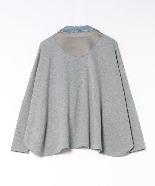LUGIVA(ルギヴァ)の「レイヤード風ドルマンスリーブプルオーバー(Tシャツ/カットソー・レディース・グレー・M)」の15枚目の写真