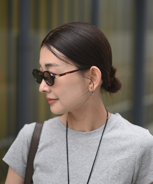 Marient(マリエント)の「Nuance Oval Sunglasses / ニュアンスオーバルサングラス(サングラス・レディース・ブラック/ブラウン系その他・FREE)」の14枚目の写真