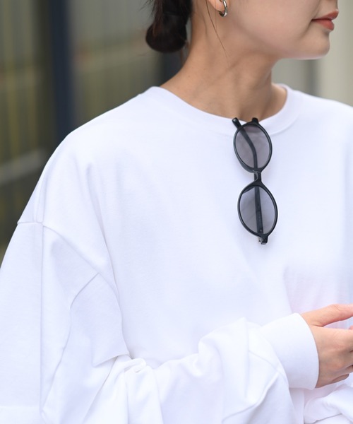 Marient(マリエント)の「Nuance Oval Sunglasses / ニュアンスオーバルサングラス(サングラス・レディース・ブラック/ブラウン系その他・FREE)」の5枚目の写真