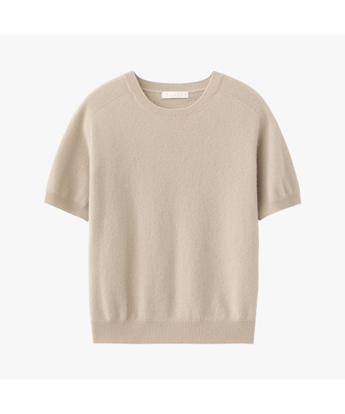 SUARE WOMEN(スアレウーマン)の「(ウィメンズ)カシミヤ10 ウール90 ホルガ ハーフニット - 9カラー(ニット/セーター・レディース・アイボリー/オリーブ/ベビーピンク/スカイブルー/レッド/ブラック/ネイビー/グレー/ベージュ・SMALL/MEDIUM)」の4枚目の写真