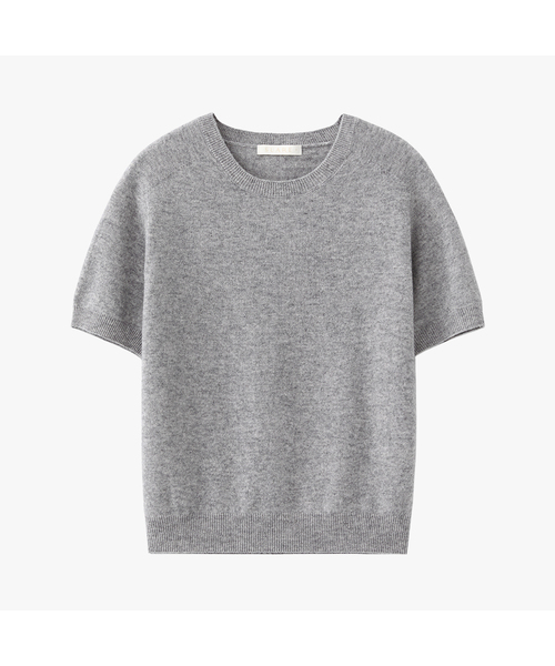 SUARE WOMEN(スアレウーマン)の「(ウィメンズ)カシミヤ10 ウール90 ホルガ ハーフニット - 9カラー(ニット/セーター・レディース・アイボリー/オリーブ/ベビーピンク/スカイブルー/レッド/ブラック/ネイビー/グレー/ベージュ・SMALL/MEDIUM)」の3枚目の写真