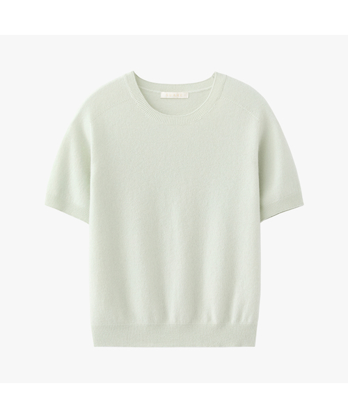 SUARE WOMEN(スアレウーマン)の「(ウィメンズ)カシミヤ10 ウール90 ホルガ ハーフニット - 9カラー(ニット/セーター・レディース・アイボリー/オリーブ/ベビーピンク/スカイブルー/レッド/ブラック/ネイビー/グレー/ベージュ・SMALL/MEDIUM)」の5枚目の写真