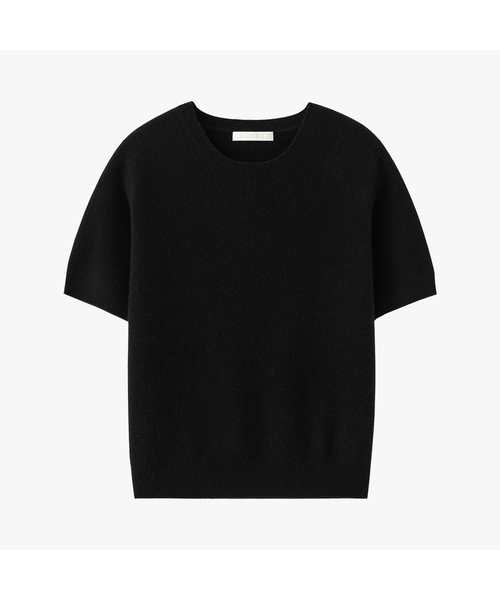 SUARE WOMEN(スアレウーマン)の「(ウィメンズ)カシミヤ10 ウール90 ホルガ ハーフニット - 9カラー(ニット/セーター・レディース・アイボリー/オリーブ/ベビーピンク/スカイブルー/レッド/ブラック/ネイビー/グレー/ベージュ・SMALL/MEDIUM)」の2枚目の写真