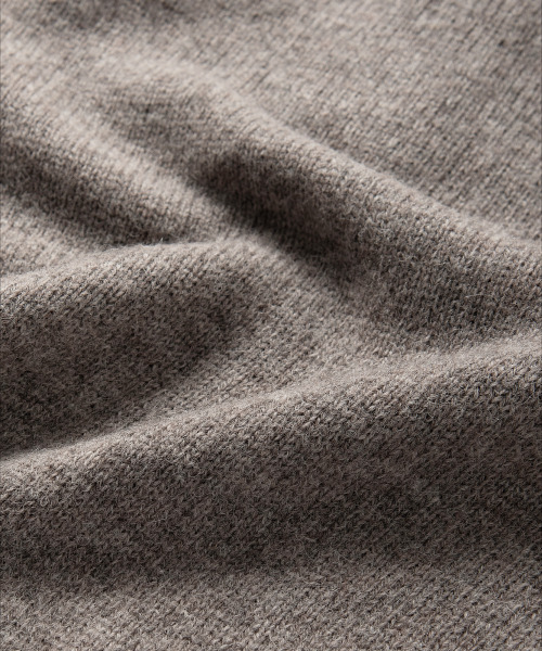 NONBLANK（ノンブランク）の「ウールカラー ニット_DORMOUSE BEIGE（ニット/セーター・メンズ・ベージュ・MEDIUM/LARGE/X-LARGE）」の14枚目の写真