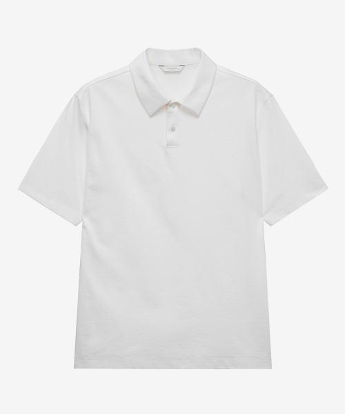 MINDBRIDGE(マインドブリッジ)の「ソロナクールタッチライトウェイトレギュラーフィットカラーTシャツ - 2色(ポロシャツ・メンズ・ホワイト/ライトグレー・100/105/95/110)」の8枚目の写真