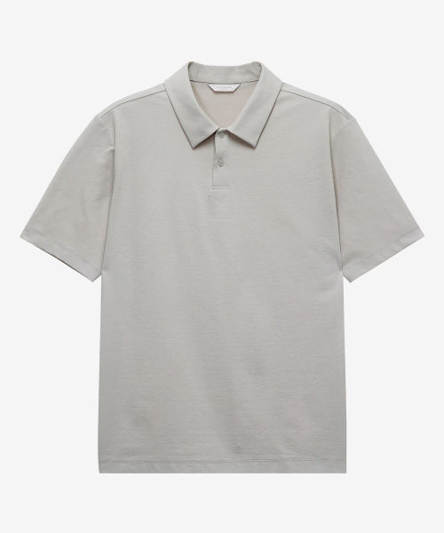 MINDBRIDGE(マインドブリッジ)の「ソロナクールタッチライトウェイトレギュラーフィットカラーTシャツ - 2色(ポロシャツ・メンズ・ホワイト/ライトグレー・100/105/95/110)」の6枚目の写真