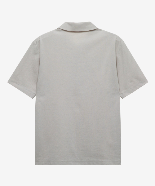 MINDBRIDGE(マインドブリッジ)の「ソロナクールタッチライトウェイトレギュラーフィットカラーTシャツ - 2色(ポロシャツ・メンズ・ホワイト/ライトグレー・100/105/95/110)」の5枚目の写真
