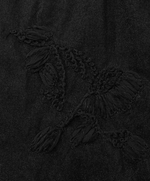 itto...(イット)の「ドラマチック花刺繍チュールスカート(スカート・レディース・アイボリー/ブラック・FREE)」の17枚目の写真
