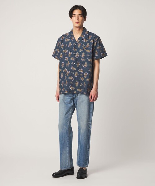 DRAKE'S(ドレイクス)の「【別注】<Drake’s>ペイズリー オープンカラー シャツ(シャツ/ブラウス・メンズ・ネイビー/オフホワイト・XL/L/M)」の7枚目の写真