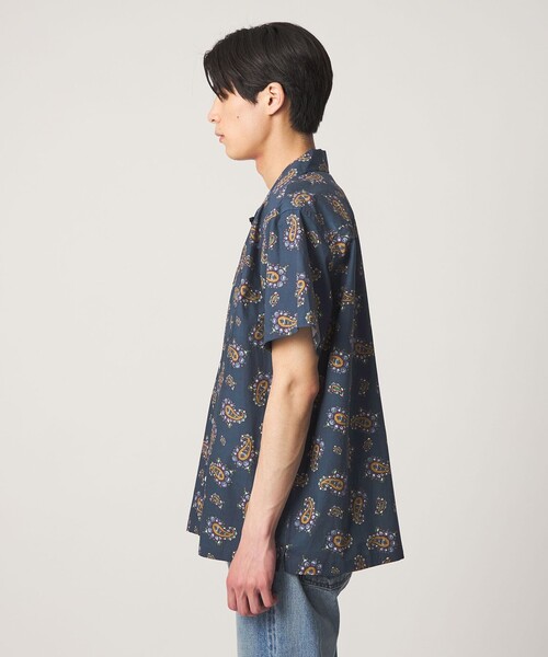 DRAKE'S(ドレイクス)の「【別注】<Drake’s>ペイズリー オープンカラー シャツ(シャツ/ブラウス・メンズ・ネイビー/オフホワイト・XL/L/M)」の9枚目の写真