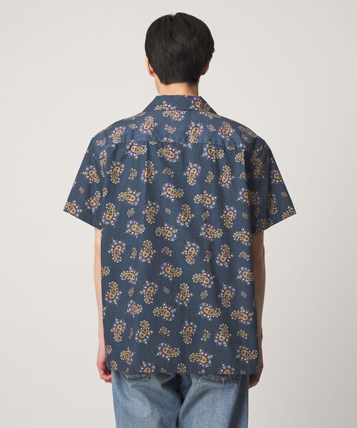 DRAKE'S(ドレイクス)の「【別注】<Drake’s>ペイズリー オープンカラー シャツ(シャツ/ブラウス・メンズ・ネイビー/オフホワイト・XL/L/M)」の10枚目の写真