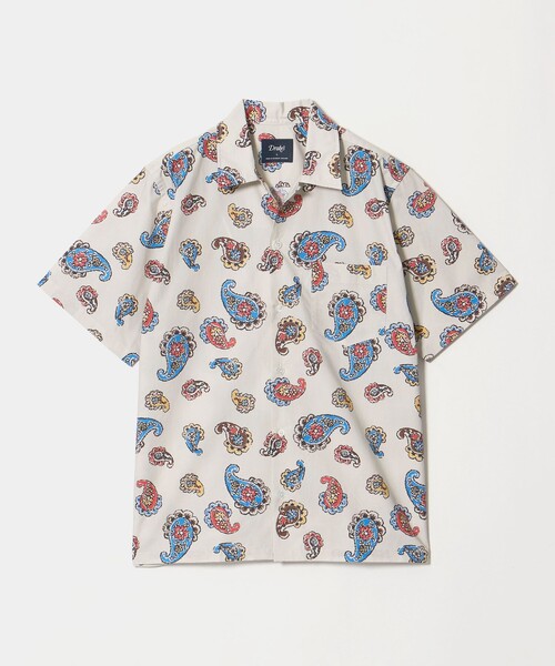 DRAKE'S(ドレイクス)の「【別注】<Drake’s>ペイズリー オープンカラー シャツ(シャツ/ブラウス・メンズ・ネイビー/オフホワイト・XL/L/M)」の11枚目の写真