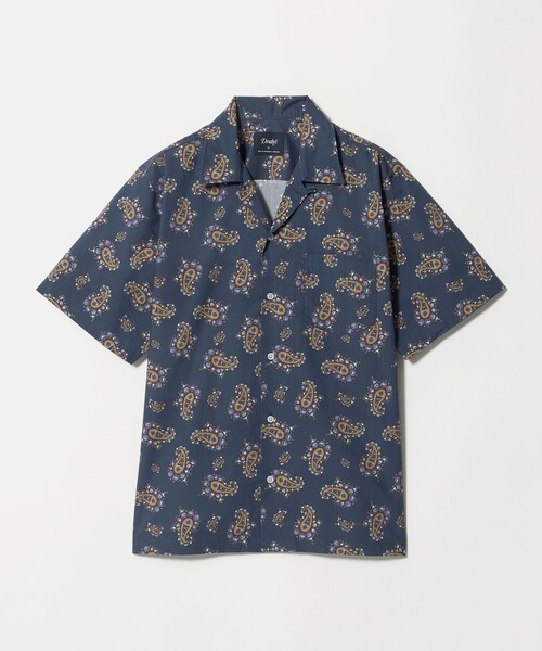 DRAKE'S(ドレイクス)の「【別注】<Drake’s>ペイズリー オープンカラー シャツ(シャツ/ブラウス・メンズ・ネイビー/オフホワイト・XL/L/M)」の14枚目の写真