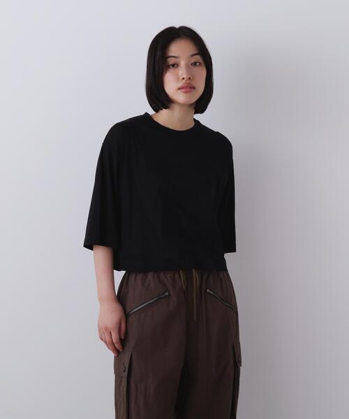 YLEVE｜イレーヴのTシャツ/カットソー（ブラック/黒色系・半袖）通販
