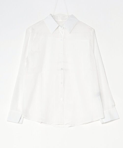 gossip！ロサンゼルス（ゴシップロサンゼルス）の「YUGA　シアー　オーバーサイズトップス（シャツ/ブラウス・レディース・ホワイト/グリーン・M/L）」の14枚目の写真
