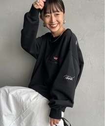 【WEB先行予約】[NANGA/ナンガ] 別注 ジップポケット ロゴ刺繍スウェット