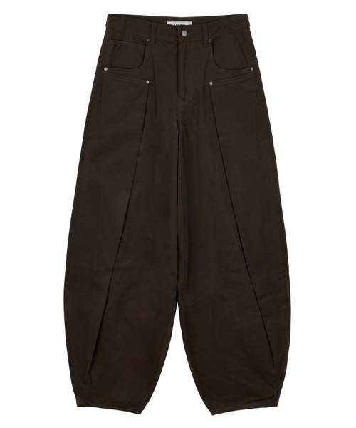 IDWS(アイドンワナセル)の「Soft Suede Twill Balloon Pants(その他パンツ・メンズ・ブラック/ベージュ/ブラウン/カーキ/アイボリー/ダークグレー・1/0/02)」の4枚目の写真