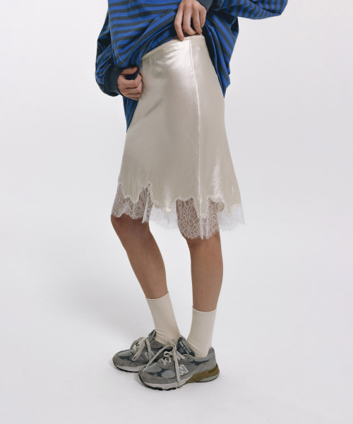 haag（ヘイグ）の「a cutting-line skirt (cream)（スカート・レディース・その他・FREE）」の12枚目の写真