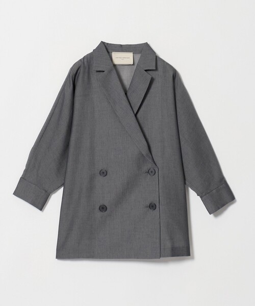 UNITED ARROWS（ユナイテッドアローズ）の「シアー ドルマン ブラウス ジャケット ‐ウォッシャブル‐（テーラードジャケット・レディース・ネイビー/ベージュ/その他1・FREE）」の3枚目の写真