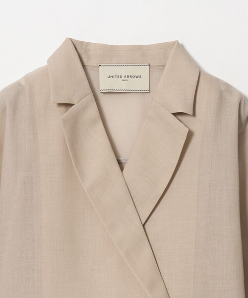 UNITED ARROWS（ユナイテッドアローズ）の「シアー ドルマン ブラウス ジャケット ‐ウォッシャブル‐（テーラードジャケット・レディース・ネイビー/ベージュ/その他1・FREE）」の15枚目の写真