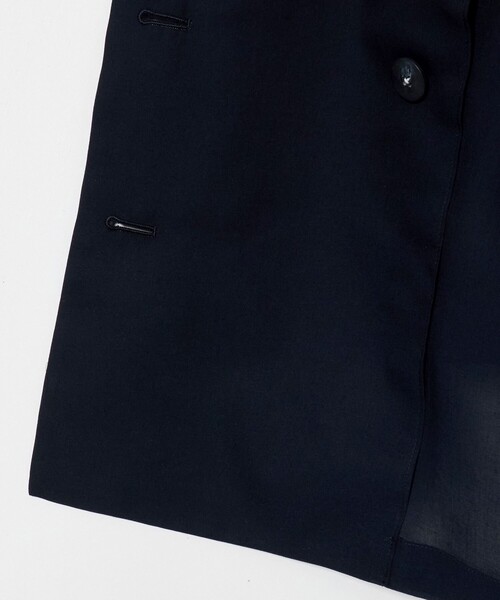 UNITED ARROWS（ユナイテッドアローズ）の「シアー ドルマン ブラウス ジャケット ‐ウォッシャブル‐（テーラードジャケット・レディース・ネイビー/ベージュ/その他1・FREE）」の5枚目の写真
