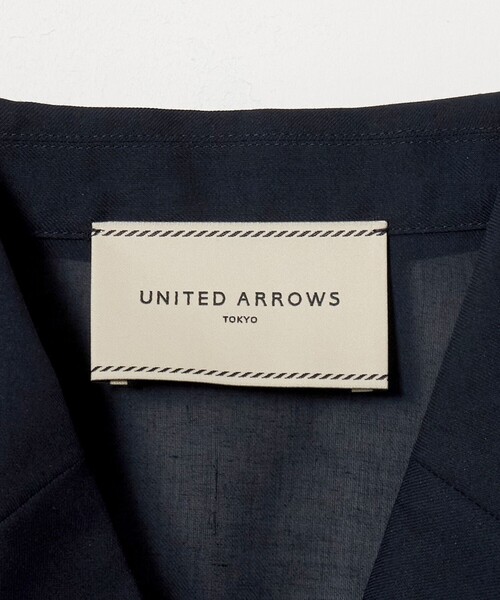 UNITED ARROWS（ユナイテッドアローズ）の「シアー ドルマン ブラウス ジャケット ‐ウォッシャブル‐（テーラードジャケット・レディース・ネイビー/ベージュ/その他1・FREE）」の7枚目の写真