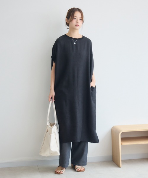 KATHARINE ROSS(キャサリンロス)の「エステルワッシャーワンピース(ワンピース・レディース・ブラウン/ブラック・FREE)」の2枚目の写真